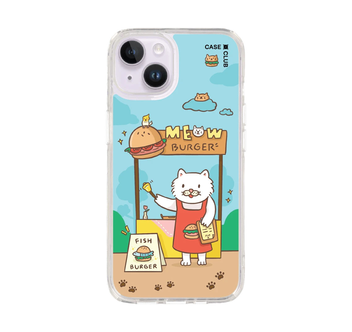 persian cat meow burger